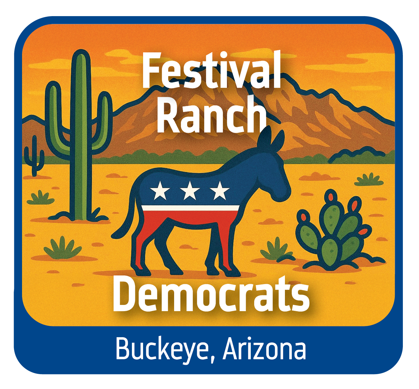 Festival Ranch Dems Logo
